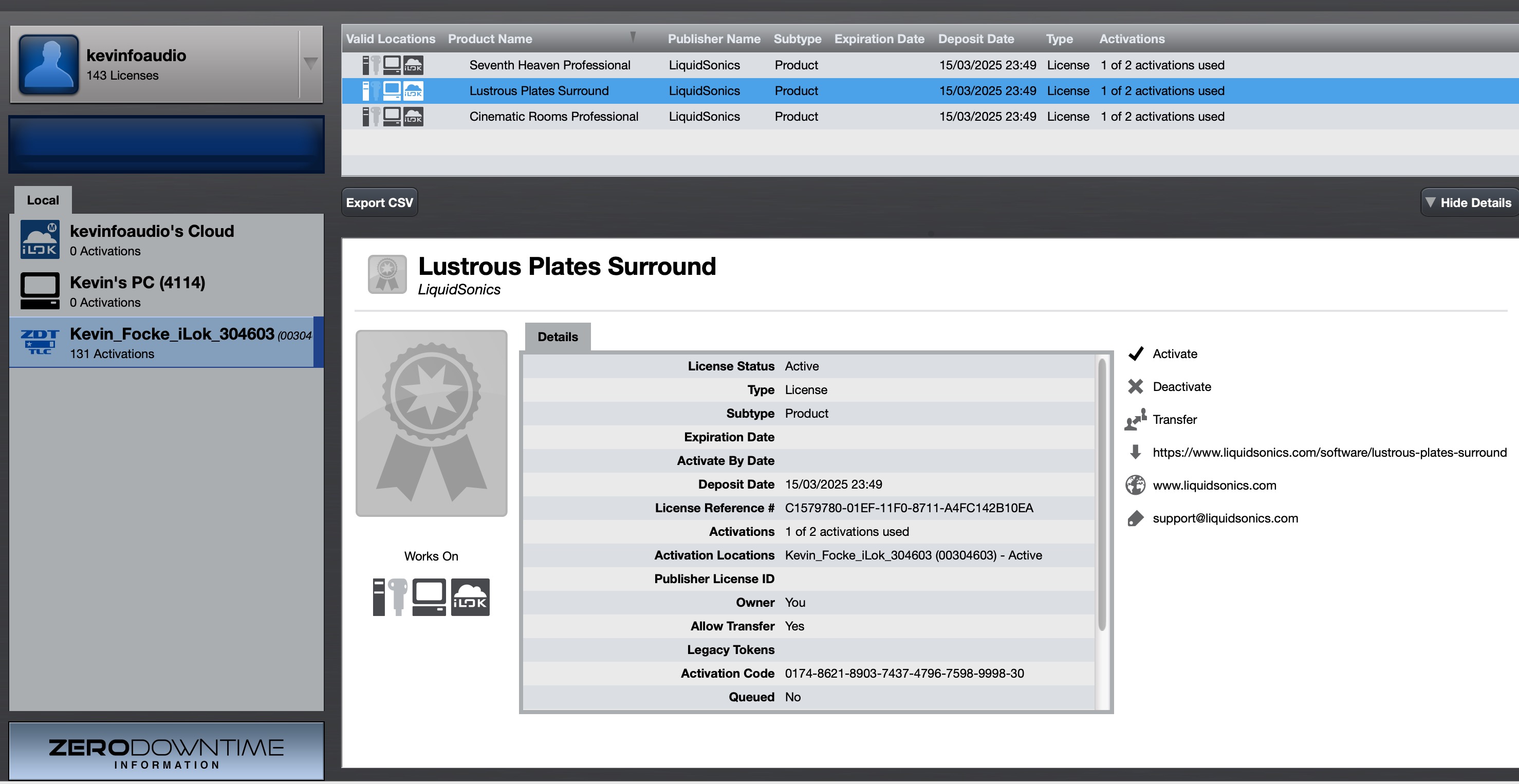 Liquidsonics Lustrous Plates Surround
